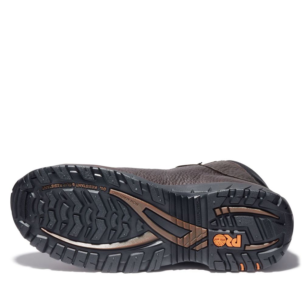 Timberland Μποτακια Εργασίας Ανδρικα Βαθυ Καφε - Pro® Titan® Trekker Alloy Toe - Greece 6208759-PL